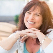 Woman smiling