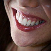 Closeup of healthy teeth and gums