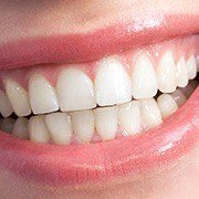 Closeup of healthy teeth and gums