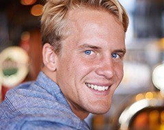 Man with healthy smile