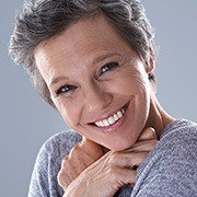 Older woman with beautiful smile