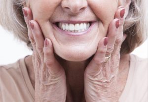 older lady smiling